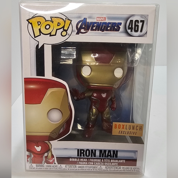Funko Pop Marvel 467 Iron Man Boxlunch Exclusive - Picture 3 of 7